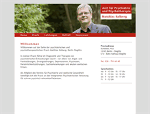 Tablet Screenshot of kolberg-praxis.de